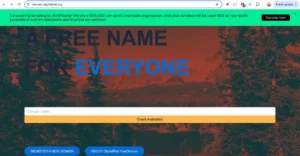 Get free domain name from digitalplat